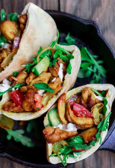 Chicken Shawarma in Pita/Roti
