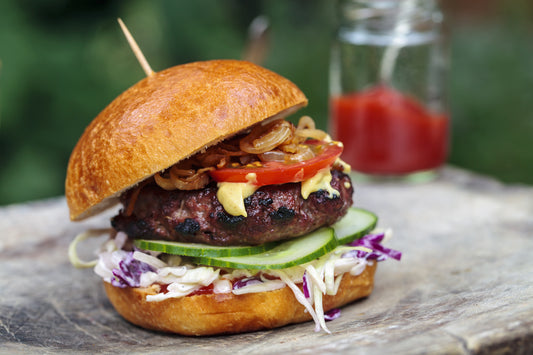 The Nomad Stack Beef Burger
